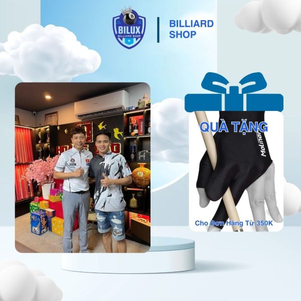 (X-M Billiards) Mẫu áo thi đấu Billiards Đen phối trắng được nhiều idol lựa chọn -Mã XM0023