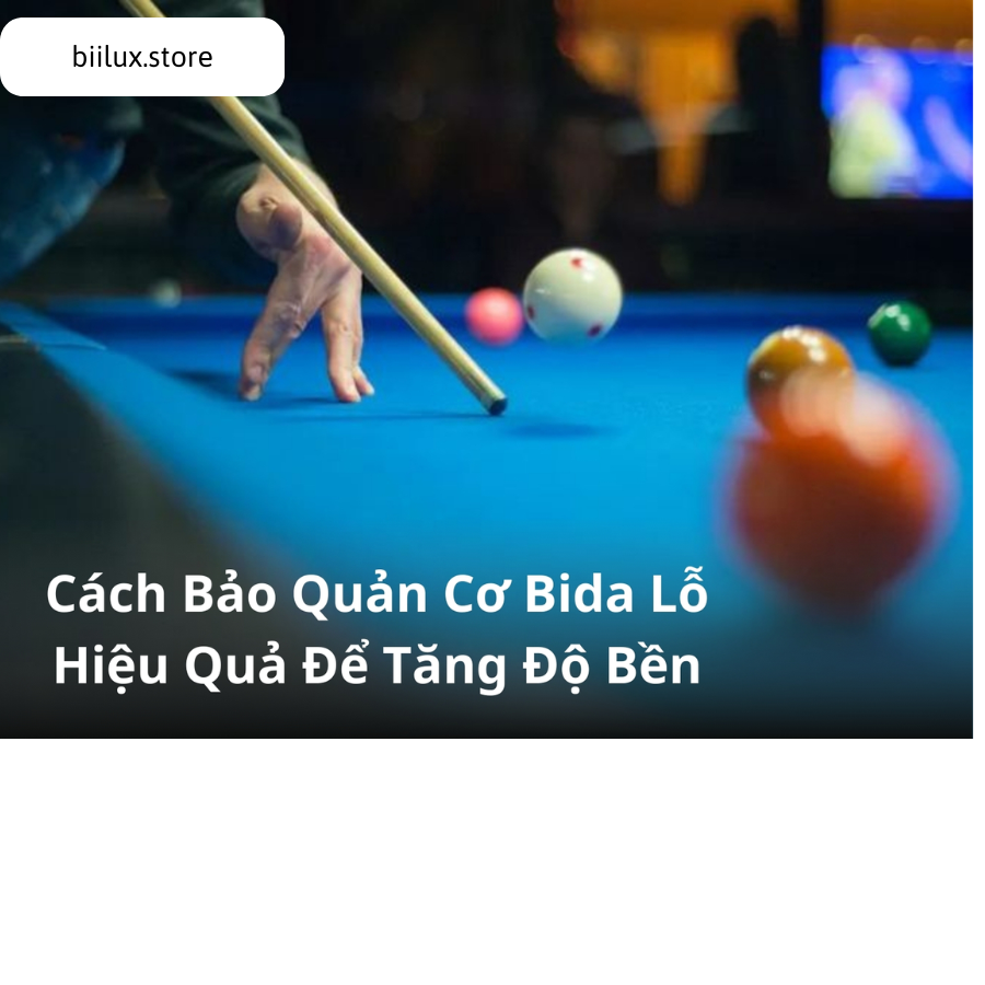 Cách Bảo Quản Cơ Bida Bền Đẹp